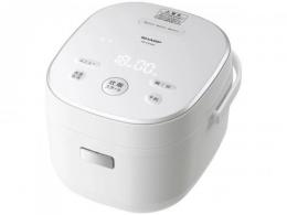 シャープ マイコン炊飯器 3 合  ホワイト　  KS-CF05E W  【送料無料】